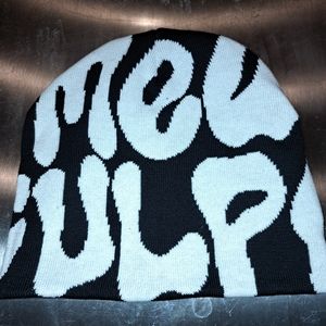 Authentic black Mea Culpa beanie